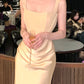 Glänzendes Ballkleid mit herzförmigem Pailletten-Meerjungfrauen-Abendkleid, Galakleid, Geburtstagspartykleid, D3415