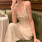 Glänzendes Ballkleid mit herzförmigem Pailletten-Meerjungfrauen-Abendkleid, Galakleid, Geburtstagspartykleid, D3415
