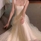 Glänzendes Ballkleid mit herzförmigem Pailletten-Meerjungfrauen-Abendkleid, Galakleid, Geburtstagspartykleid, D3415