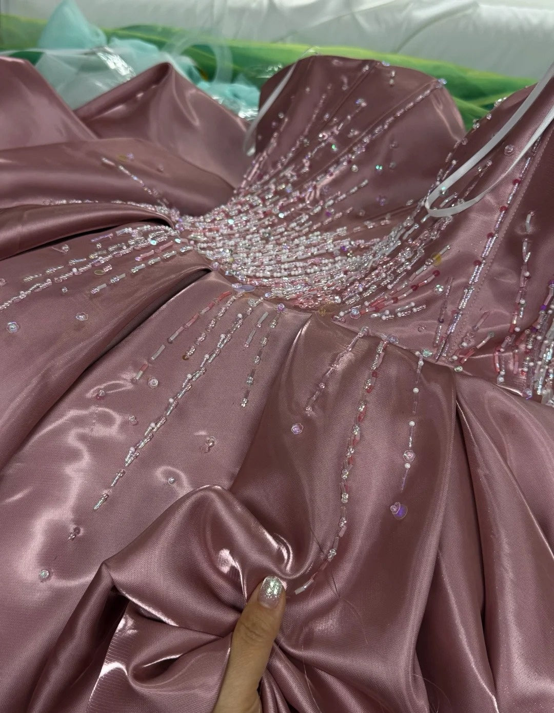 Beauty Prom Dress Sweetheart Beading Pleated Evening Dresses Birthday Party Outfits Gala Gown    D4958