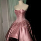 Beauty Prom Dress Sweetheart Beading Pleated Evening Dresses Birthday Party Outfits Gala Gown    D4958