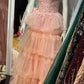 Glänzendes Ballkleid mit herzförmigem Pailletten-Meerjungfrauen-Abendkleid, Galakleid, Geburtstagspartykleid, D3415