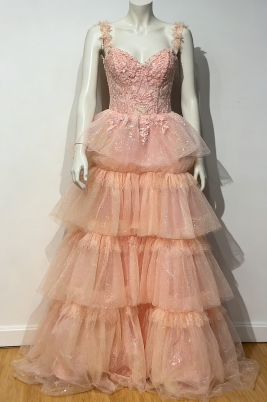 Pretty Prom Dress Spaghetti Straps Pleated Tulle Birthday Party Outfits Evening Dresses Gala Gown      D4962