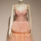 Glänzendes Ballkleid mit herzförmigem Pailletten-Meerjungfrauen-Abendkleid, Galakleid, Geburtstagspartykleid, D3415