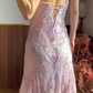 Glänzendes Ballkleid mit herzförmigem Pailletten-Meerjungfrauen-Abendkleid, Galakleid, Geburtstagspartykleid, D3415