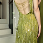 Glänzendes Ballkleid mit herzförmigem Pailletten-Meerjungfrauen-Abendkleid, Galakleid, Geburtstagspartykleid, D3415