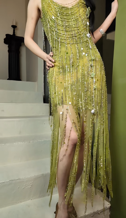 Glänzendes Ballkleid mit herzförmigem Pailletten-Meerjungfrauen-Abendkleid, Galakleid, Geburtstagspartykleid, D3415