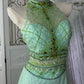 Robe de bal brillante à paillettes et col en cœur, robe de soirée sirène, robe de gala, robe de fête d'anniversaire, D3415