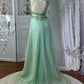 Robe de bal brillante à paillettes et col en cœur, robe de soirée sirène, robe de gala, robe de fête d'anniversaire, D3415