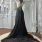 Glänzendes Ballkleid mit herzförmigem Pailletten-Meerjungfrauen-Abendkleid, Galakleid, Geburtstagspartykleid, D3415