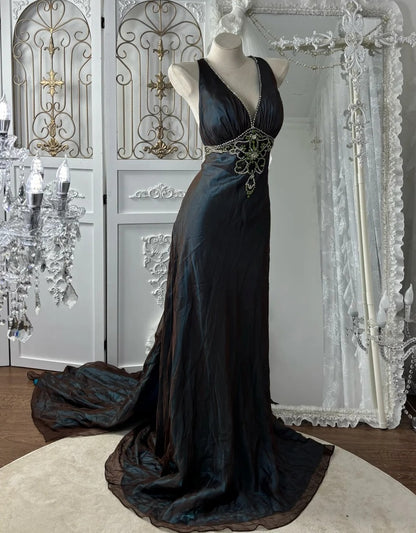 Glänzendes Ballkleid mit herzförmigem Pailletten-Meerjungfrauen-Abendkleid, Galakleid, Geburtstagspartykleid, D3415