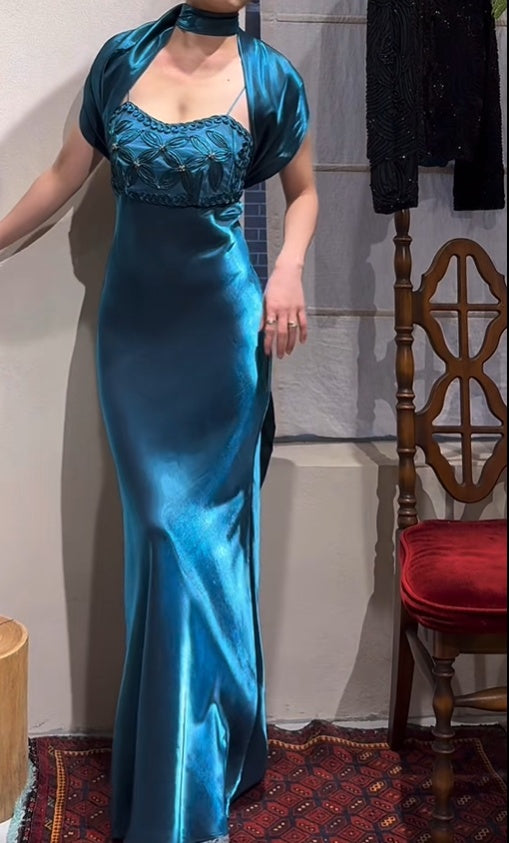 Robe de bal brillante à paillettes et col en cœur, robe de soirée sirène, robe de gala, robe de fête d'anniversaire, D3415