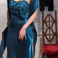 Robe de bal brillante à paillettes et col en cœur, robe de soirée sirène, robe de gala, robe de fête d'anniversaire, D3415