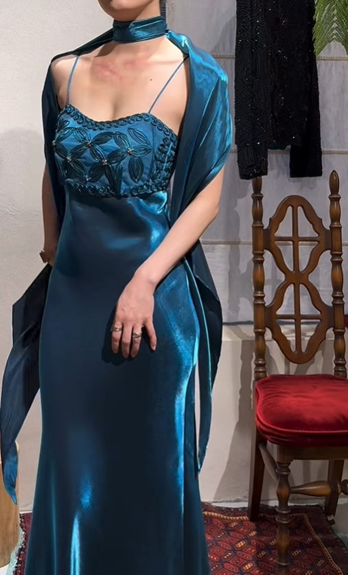 Robe de bal brillante à paillettes et col en cœur, robe de soirée sirène, robe de gala, robe de fête d'anniversaire, D3415