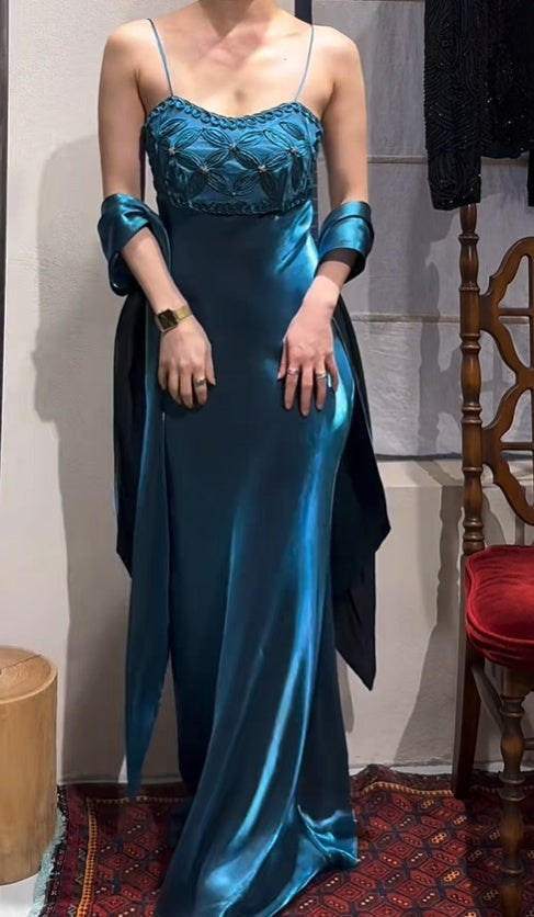 Robe de bal brillante à paillettes et col en cœur, robe de soirée sirène, robe de gala, robe de fête d'anniversaire, D3415