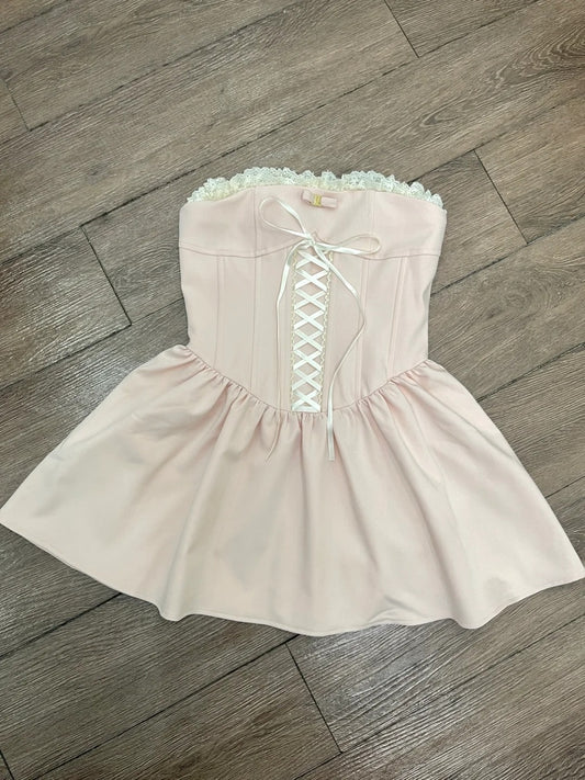 Robe de soirée courte plissée à bretelles spaghetti, tenue de soirée d'anniversaire, robe de cocktail D3339