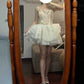 Chic Homecoming Dress Spaghetti Straps Tulle Short Prom Dress Back to School Outfits Birthday Party Dress  D4992