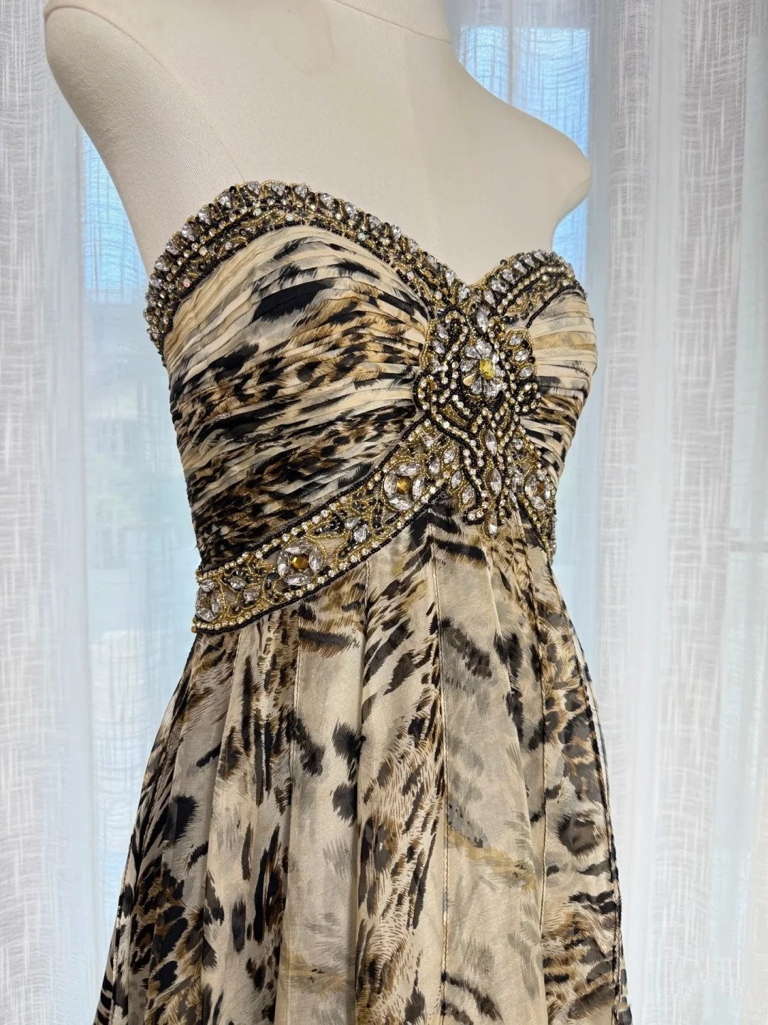 Stunning Prom Dress Sweetheart Print Cocktail Outfits Evening Dress Gala Gown        D4994
