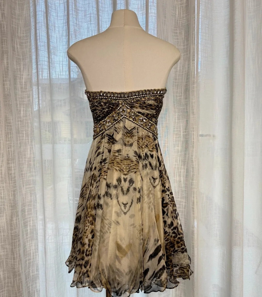 Stunning Prom Dress Sweetheart Print Cocktail Outfits Evening Dress Gala Gown        D4994