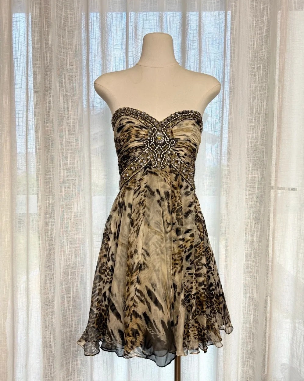 Stunning Prom Dress Sweetheart Print Cocktail Outfits Evening Dress Gala Gown        D4994