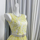 New Homecoming Dress Jewel Pearl Pleated Back to School Outfits Party Dress D6950