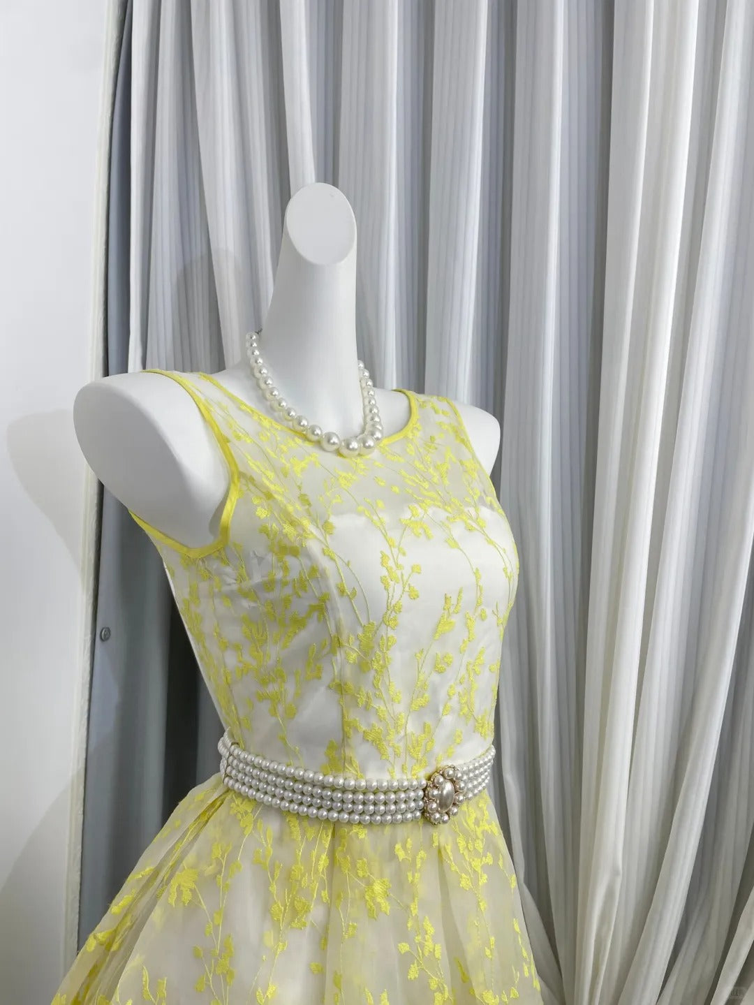 New Homecoming Dress Jewel Pearl Pleated Back to School Outfits Party Dress D6950