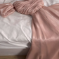 Pink Off Shoulder A-Line Long Party Dress Wedding Guest Dress MD7551