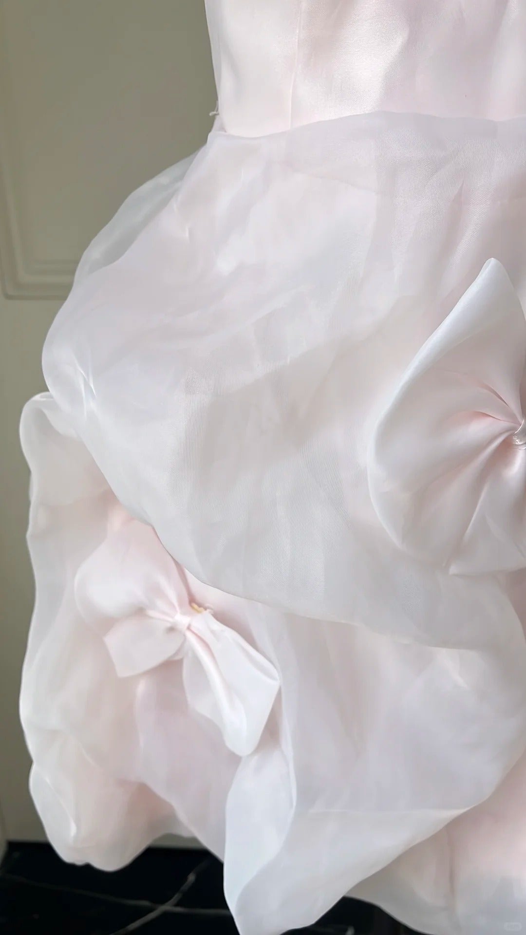 Cute Homecoming Dress Strapless Bowknot Tulle Back to School Outfits Party Dress  D6467