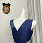 New Homecoming Dress V Neck Pearl Pleated Back to School Outfits Party Dress D6941