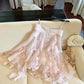 New Homecoming Dress Strapless Flower Beading Dress Back to School Outfits Party Dress  D6391