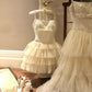 New Homecoming Dress Sweetheart Tulle Bowknot Dress Back to School Outfits Party Dress  D6398