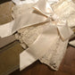 Elegant Homecoming Dress Spaghetti Strap Lace Pearl Bowknot Dress Back to School Outfits Party Dress  D6397