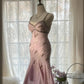 Pretty Homecoming Dress Spaghetti Strap Beading Dress Back to School Outfits Party Dress  D6427