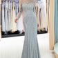Elegant Wedding Dress Jewel Tulle Rinestone  Wedding Dress D7492