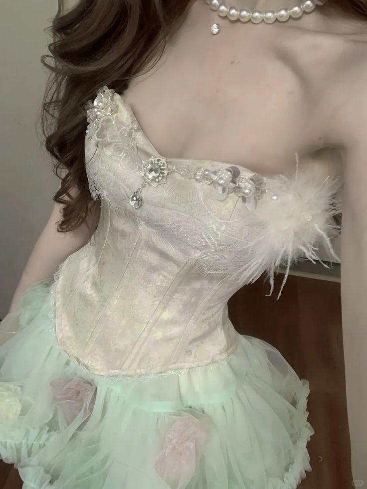 Beautiful Homecoming Dress Sweetheart Tulle Flower Rinestone Pearl Back to School Outfits Party Dress D7282