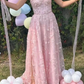 Gorgeous Prom Dress Light Pink Sweetheart Pleated Evening Dress Long Cocktail Outfits Gala Gown     D5005