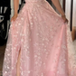 Gorgeous Prom Dress Light Pink Sweetheart Pleated Evening Dress Long Cocktail Outfits Gala Gown     D5005