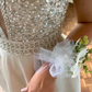 Gorgeous Prom Dress V-neck Beading Slit Evening Dress Long Cocktail Outfits Gala Gown     D5006