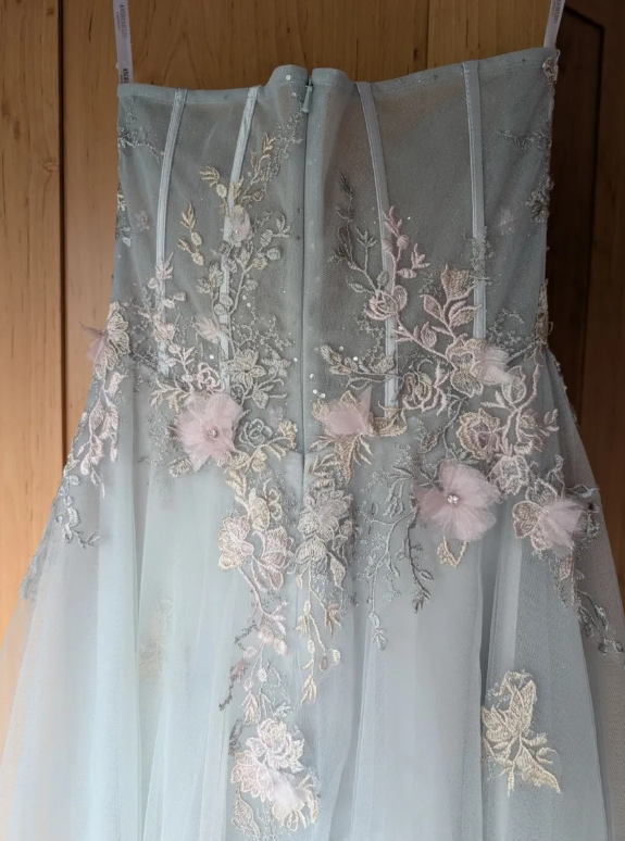 Charming Prom Dress Sweetheart Applique Long Evening Dress Party Outfits Gala Gown     D5009