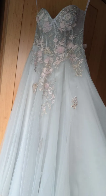 Charming Prom Dress Sweetheart Applique Long Evening Dress Party Outfits Gala Gown     D5009