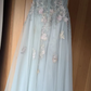 Charming Prom Dress Sweetheart Applique Long Evening Dress Party Outfits Gala Gown     D5009