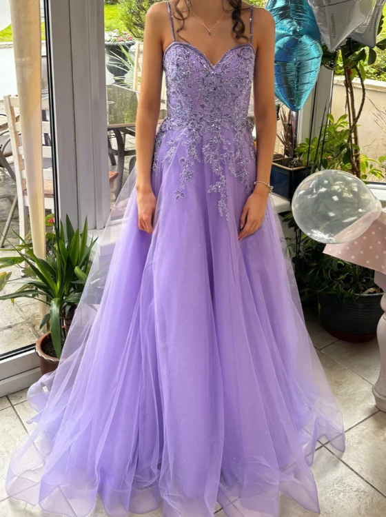 Chic Prom Dress Sweetheart Pleated Tulle Long Gala Gown Evening Dress Party Outfits      D5014
