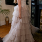 Delicate Prom Dress Sweetheart Pleated Tulle Long Gala Gown Evening Dress Party Outfits      D5017