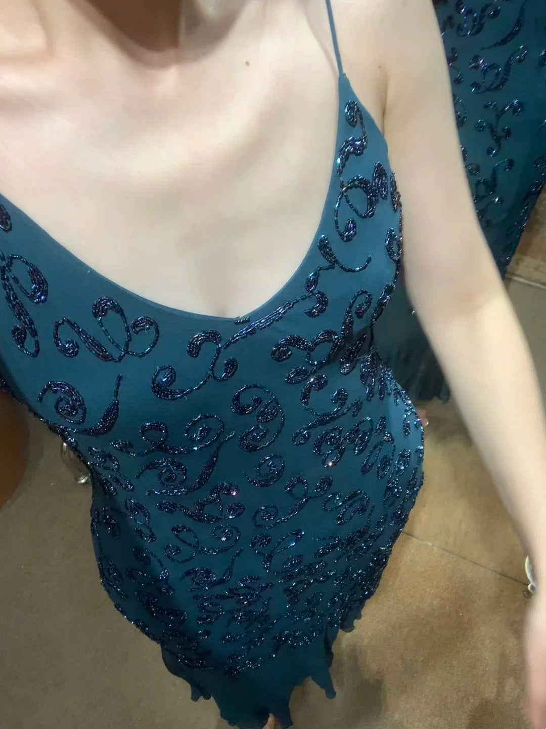 Robe de bal brillante à paillettes et col en cœur, robe de soirée sirène, robe de gala, robe de fête d'anniversaire, D3415