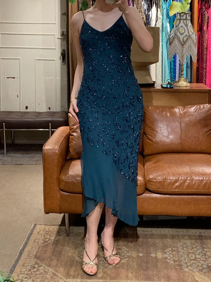 Robe de bal brillante à paillettes et col en cœur, robe de soirée sirène, robe de gala, robe de fête d'anniversaire, D3415