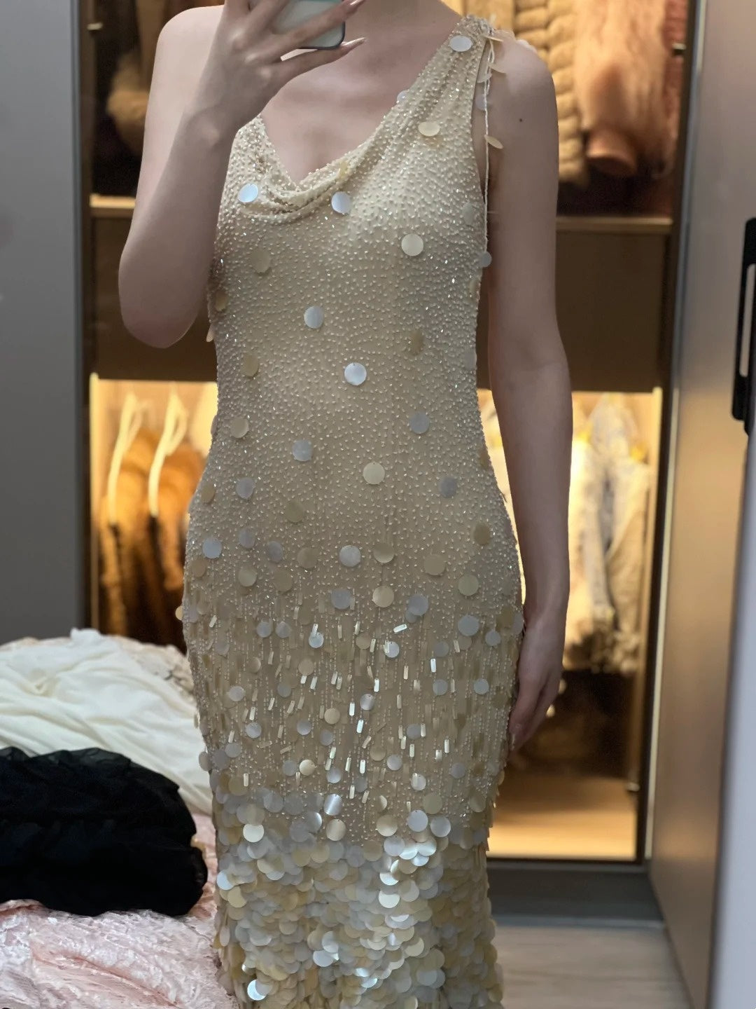 Robe de bal brillante à paillettes et col en cœur, robe de soirée sirène, robe de gala, robe de fête d'anniversaire, D3415