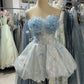Stunning Prom Dress Strapless Pleated Gala Gown Evening Dress Party Outfits      D5036