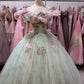 Beauty Ball Gown Off Shoulder Pleated Tulle Evening Dress Gala Prom Gown Quinceanera Dress      D5039