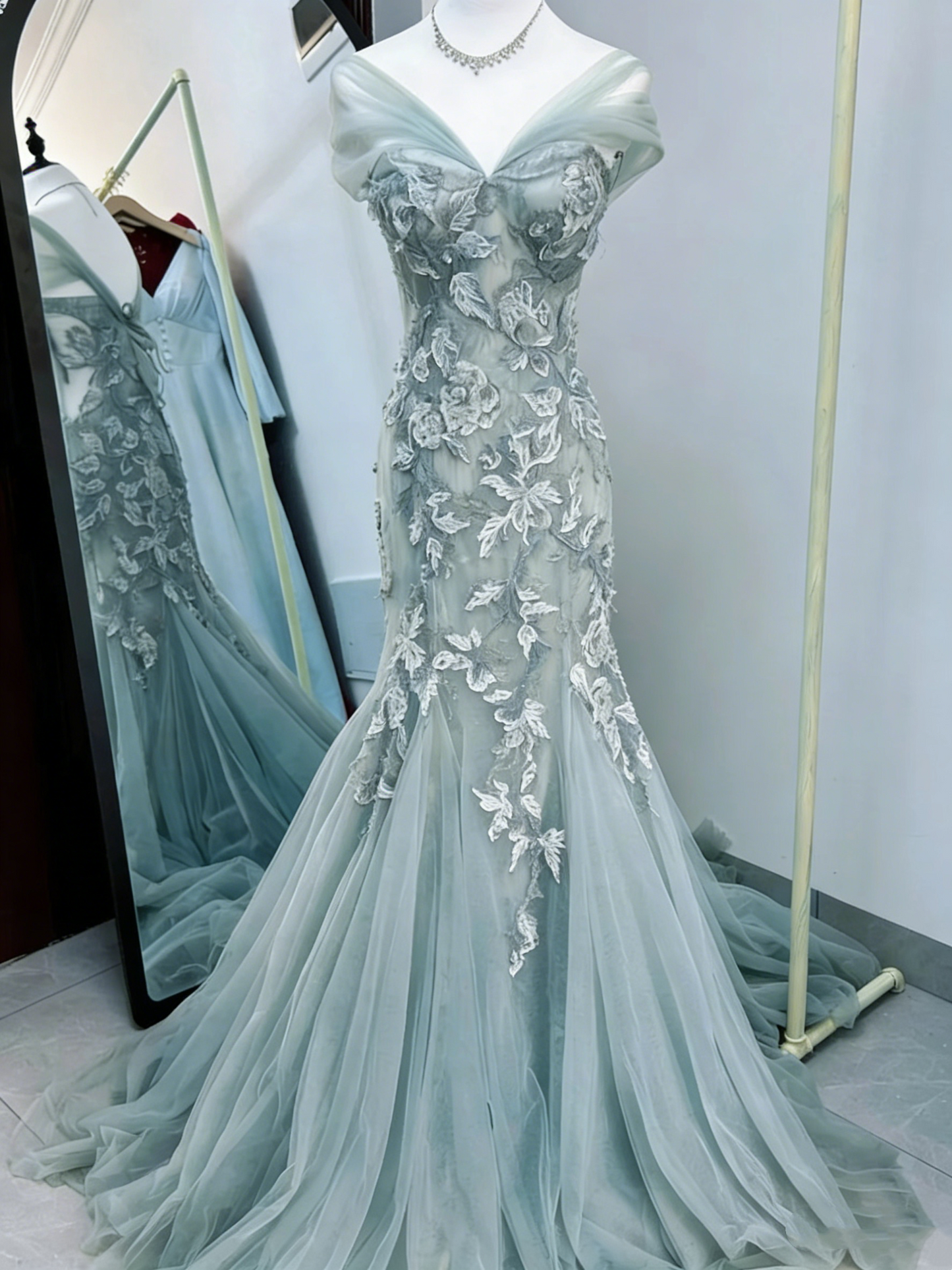 Robe de bal brillante à paillettes et col en cœur, robe de soirée sirène, robe de gala, robe de fête d'anniversaire, D3415