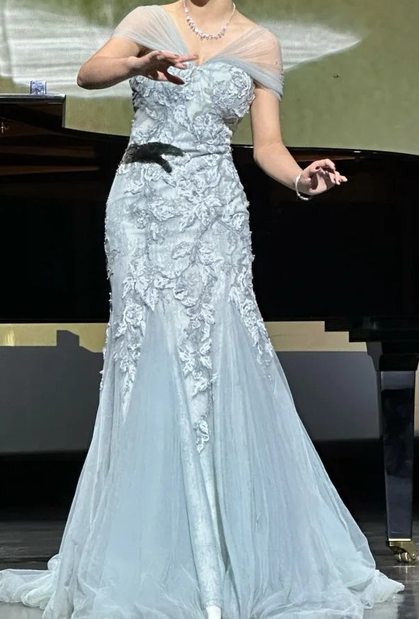 Robe de bal brillante à paillettes et col en cœur, robe de soirée sirène, robe de gala, robe de fête d'anniversaire, D3415